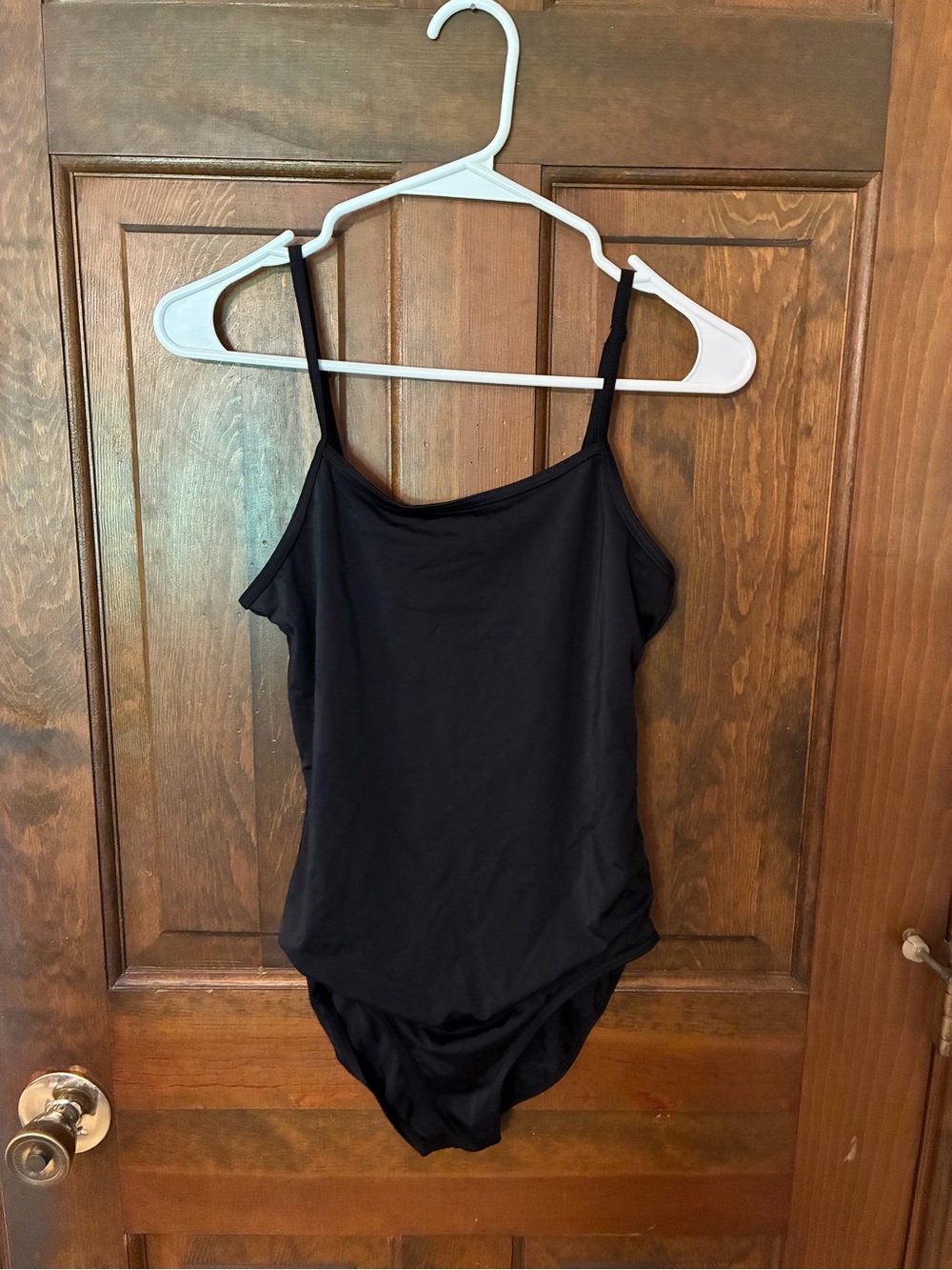 Girls' Black One-Piece Bodysuit - Simple Dance size XLC